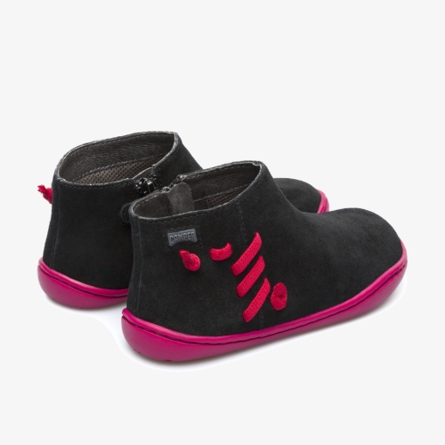 Camper Peu Ankle Boots Black - Kids Singapore VBDBZB-077